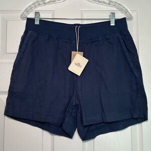 Faherty‎ High Waist Blue Shorts Relaxed Fit Women’s Large Casual Minimal Sumemr